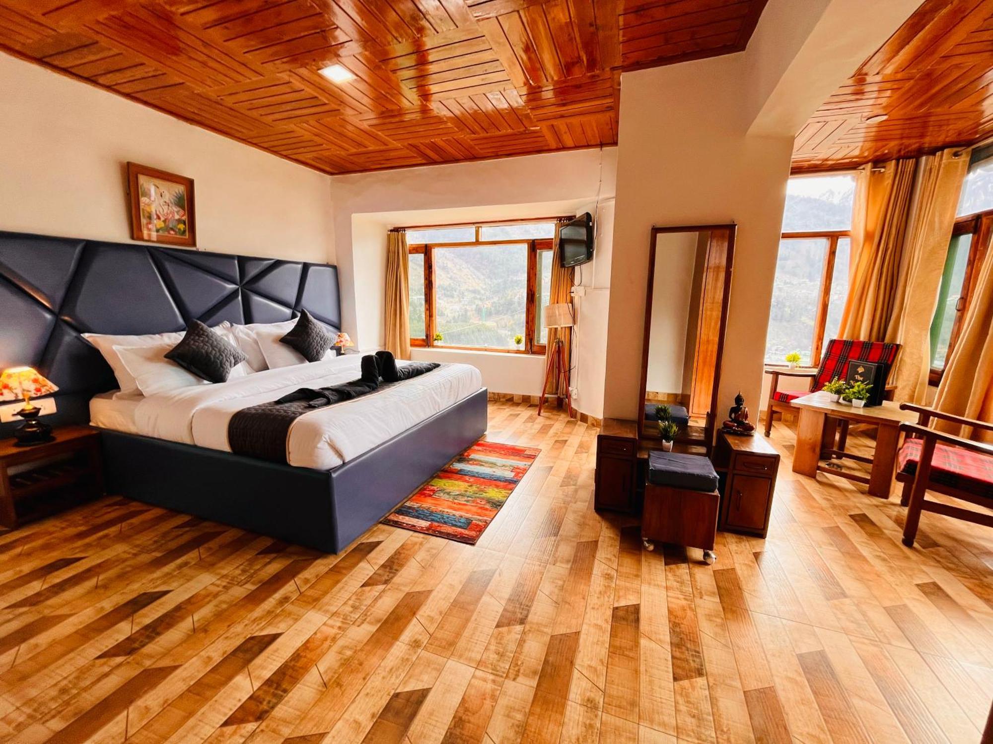 Himalayan River Mountain View 2 Bedrooms Cottage, Manali Kültér fotó