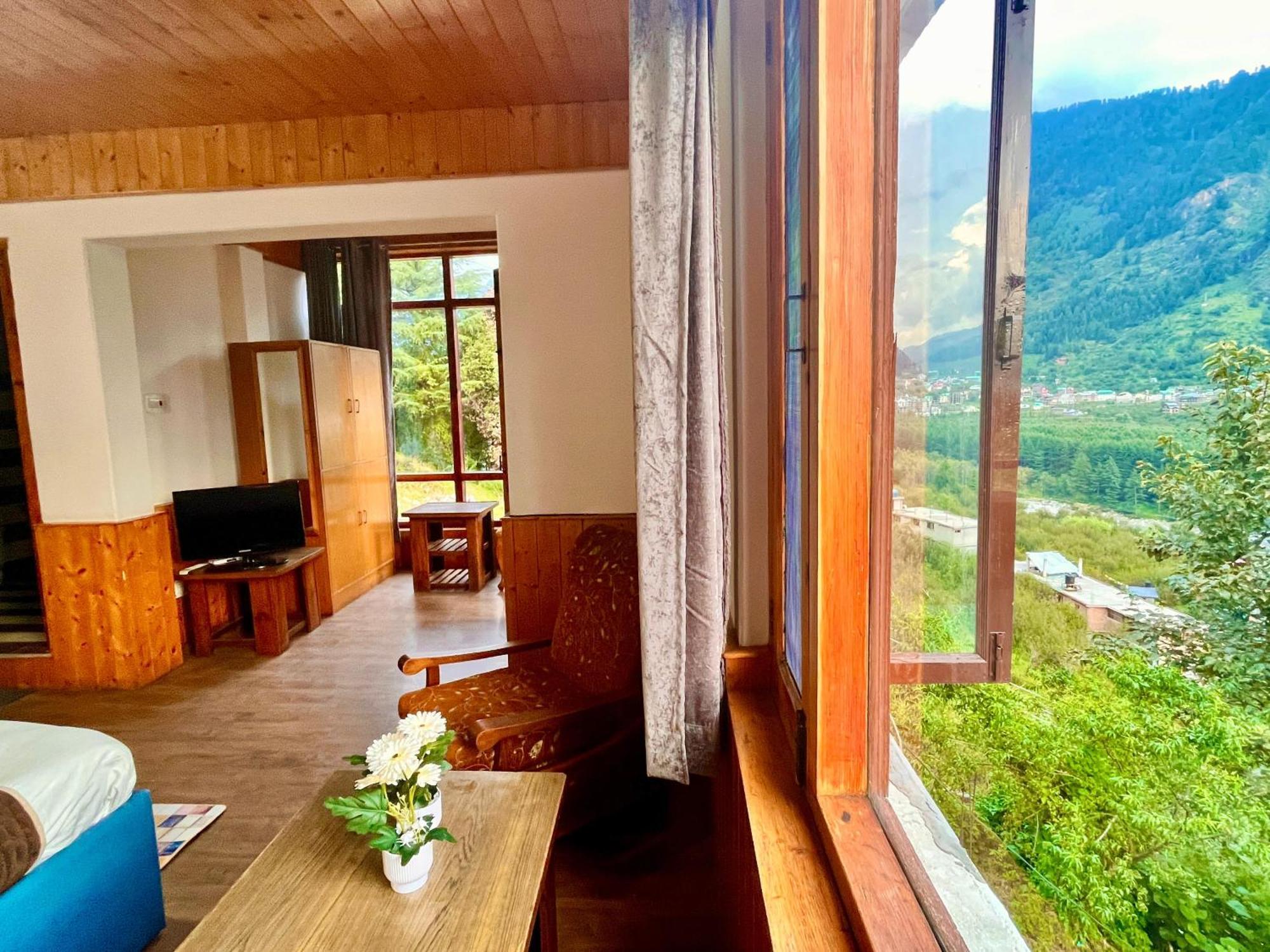Himalayan River Mountain View 2 Bedrooms Cottage, Manali Kültér fotó